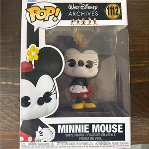 Funko Walt Disney Archives Minnie Mouse Vinyl Figure - Black, White, Red, Yellow